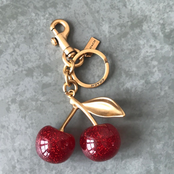 Coach Accessories - Coach Red Cherry Keychain